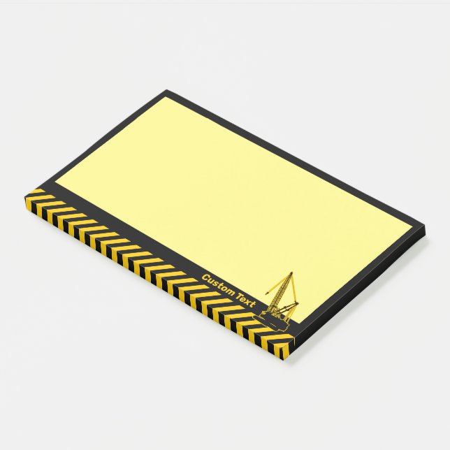 Construction Crane Post-it Notes (Angled)