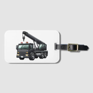 Construction/crane truck luggage tag