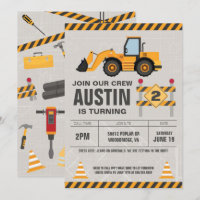 Construction Crew Kids Birthday Party