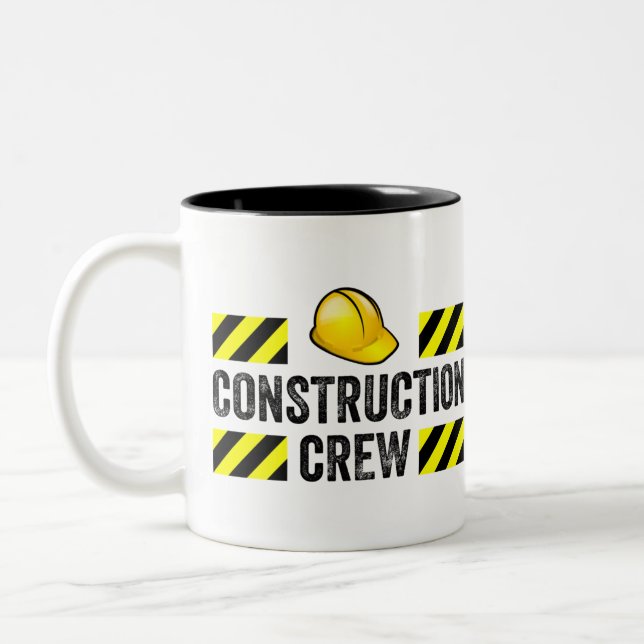 Construction Crew Two-Tone Coffee Mug (Left)