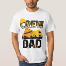 Construction Dad Shirt, Birthday Shirt, Dump Truck