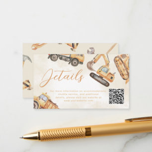 Construction Details Enclosure Card