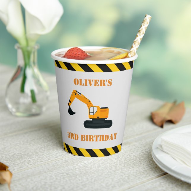 Construction Diggers Party Paper Cup (Creator Uploaded)