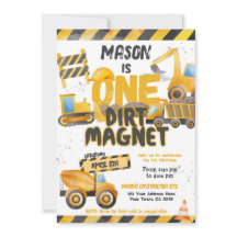 Construction, Dump Truck 1st Birthday