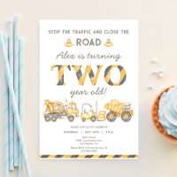 Construction Dump Truck 2nd Boys First Birthday