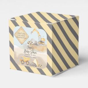Construction Dump Truck Boy Baby Shower Favour Box
