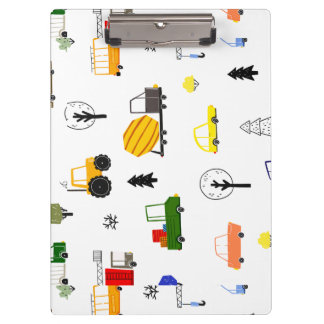 Construction Dump Truck Clipboard
