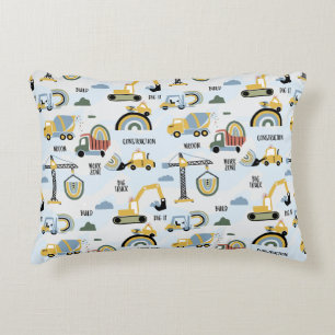 Construction Dump Truck Decorative Cushion