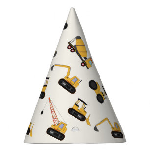 Construction Dump Truck Kids Birthday Party Hat