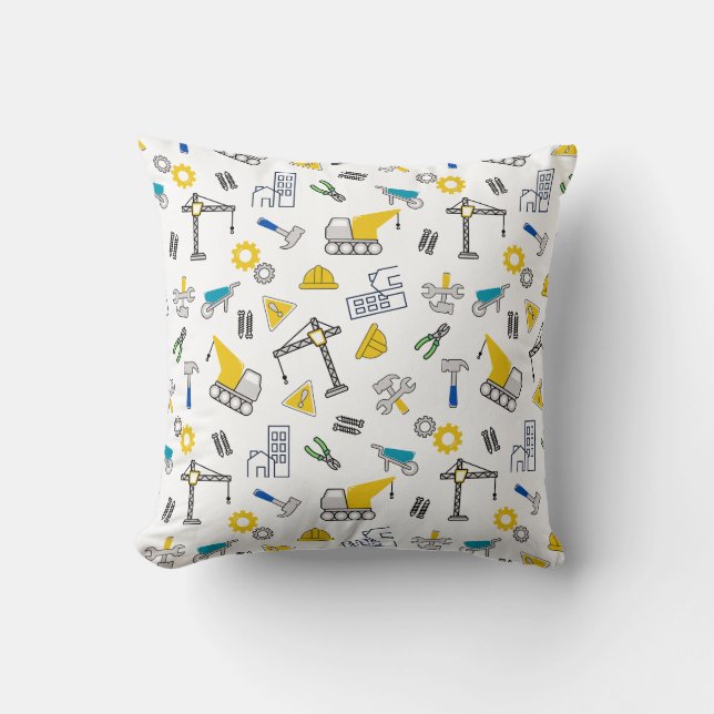 Construction Elements Cushion (Front)