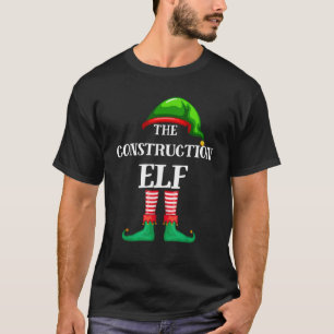 Construction Elf Matching Family Christmas Party P T-Shirt