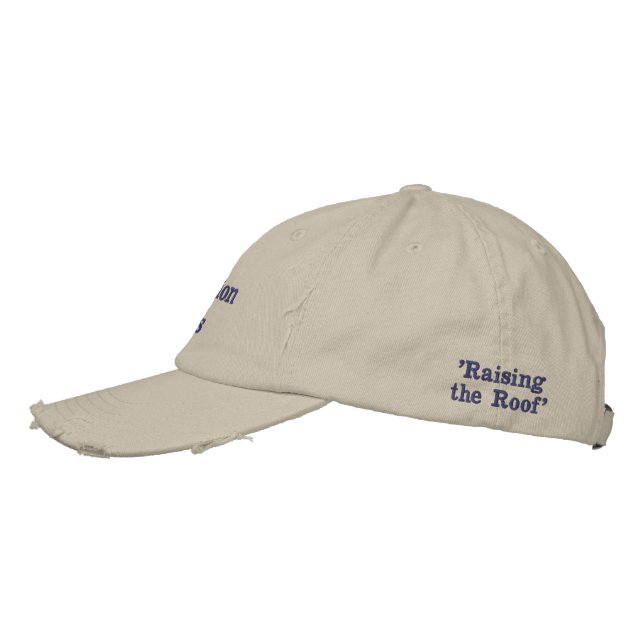 Construction Embroidered Hat (Left)