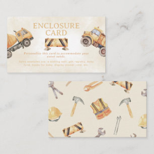 Construction Enclosure Card