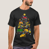 Construction Excavator Christmas Tree for Boys Gir
