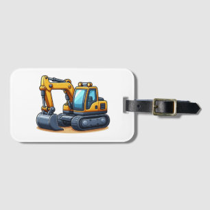 Construction/Excavator Luggage Tag