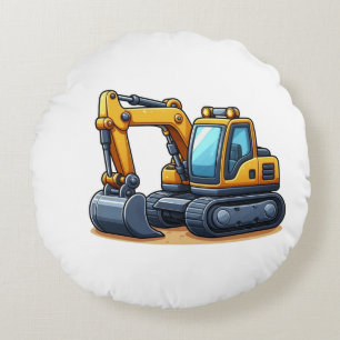 Construction/Excavator Round Cushion