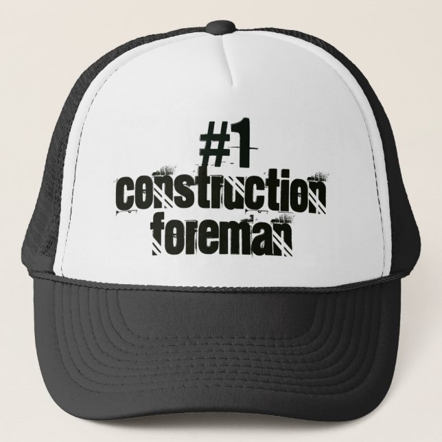 Construction Foreman Trucker Hat (Front)
