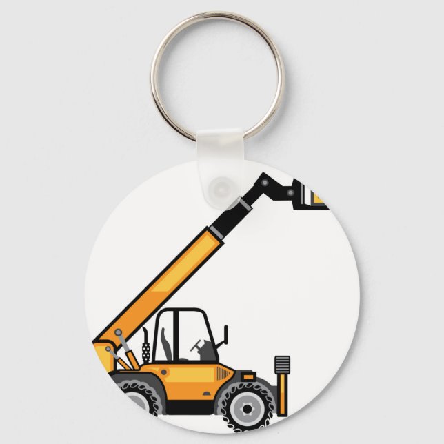 Construction Forklift Key Ring (Front)