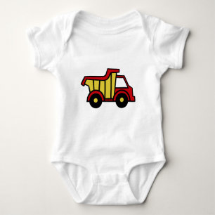 Construction Fun/ Dump Truck Baby Bodysuit