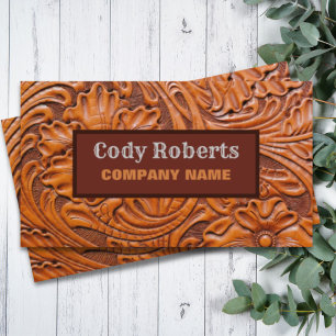 Construction Handyman Cowboy Country Western  Business Card