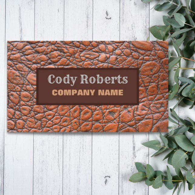 Construction Handyman Cowboy Country Western  Business Card (Construction Handyman Cowboy Country Western Business Card)