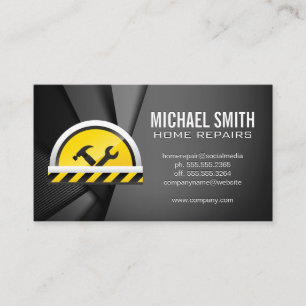 Construction Hardware Tools   Abstract Panels Business Card