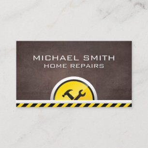 Construction Hardware Tools Business Card