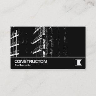 Construction - High Contrast Business Card