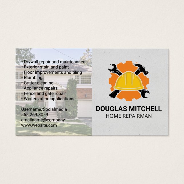 Construction | Home Repairman Logo (Front)