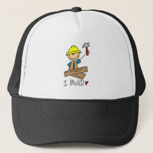 Construction I Build T-shirts and Gifts Trucker Hat