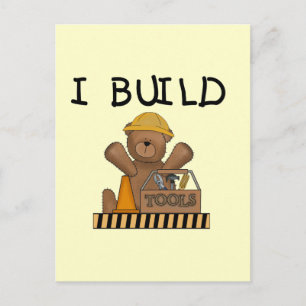 Construction I Build Tshirts and Gifts Postcard