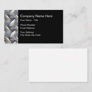 Construction Industrial Style Business Card