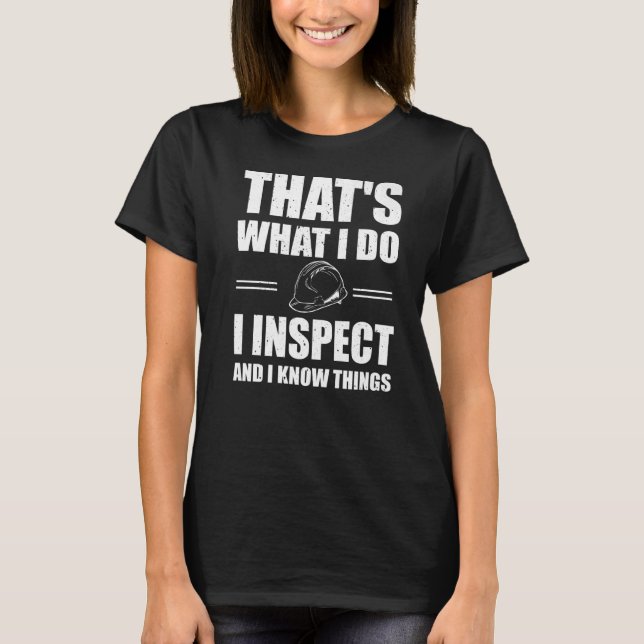 Construction Inspector Outfit T-Shirt (Front)
