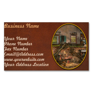 Construction - It pays to flirt 1916 Magnetic Business Card