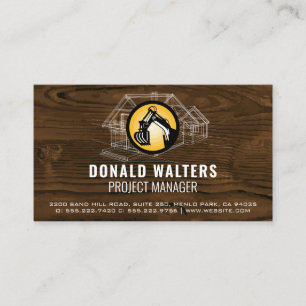 Construction Logo   Blueprints Business Card