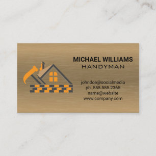 Construction Logo   Builder Architect  Business Card