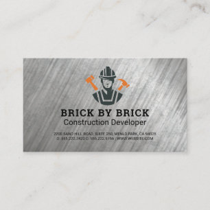 Construction Logo Builder Properties Business Card