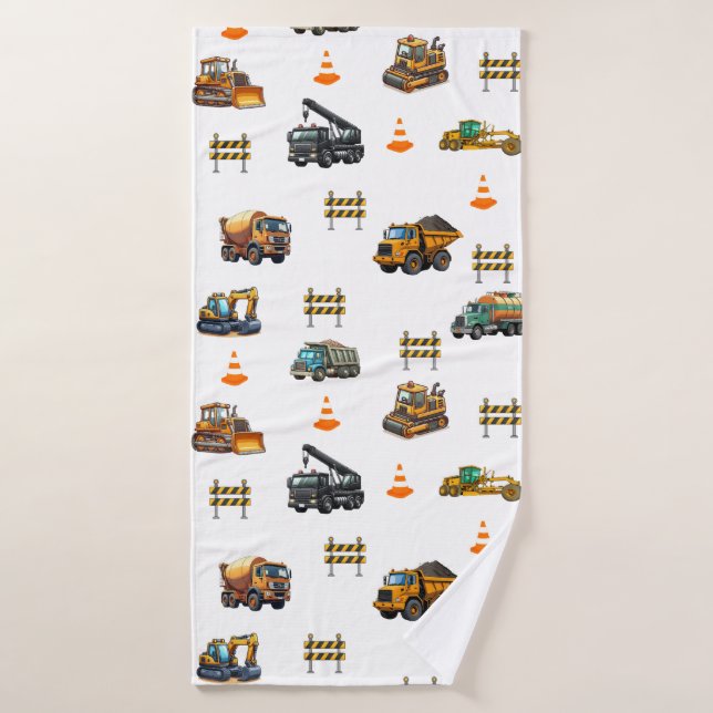 Construction machinery  bath towel (Bath Towel)
