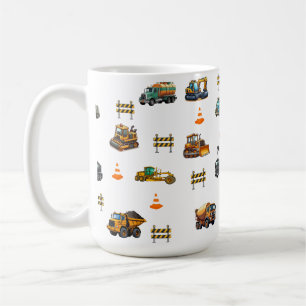 Construction machinery coffee mug