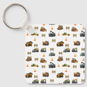 Construction machinery key ring