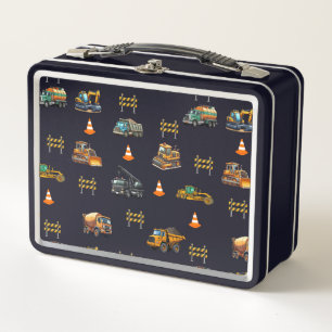 Construction machinery metal lunch box