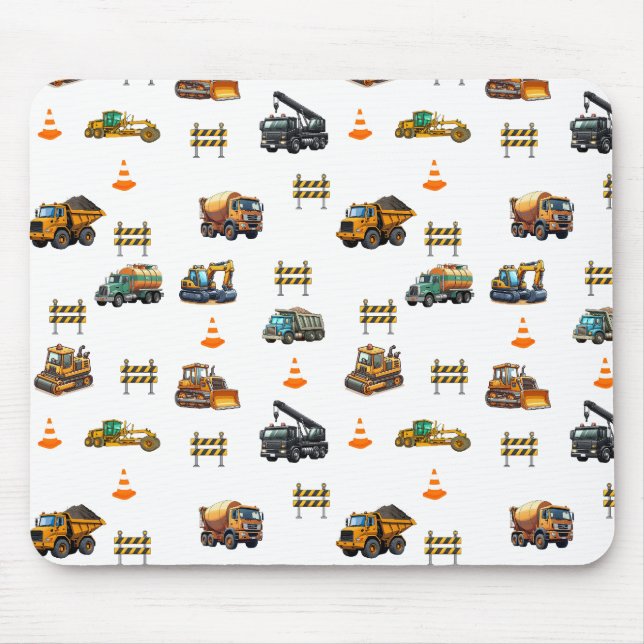 Construction machinery  mouse pad (Front)