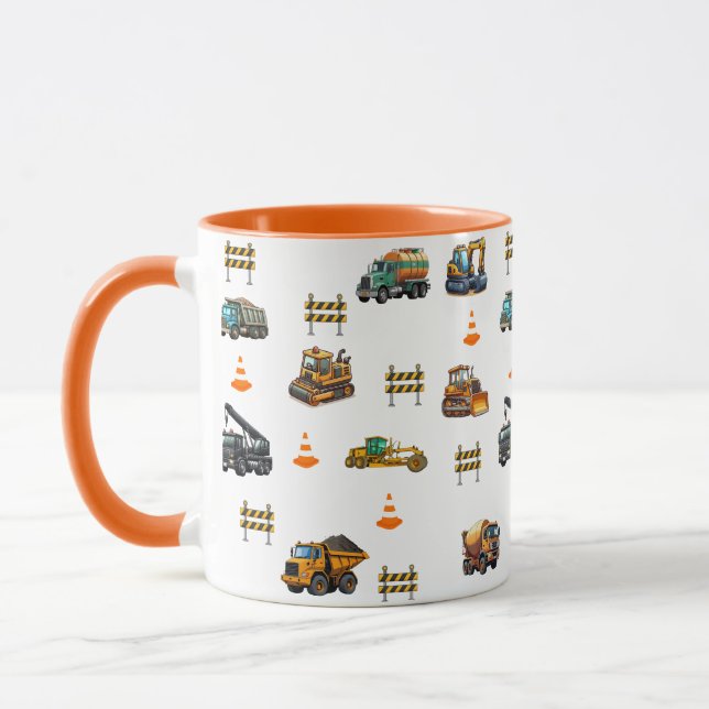 Construction machinery  mug (Left)