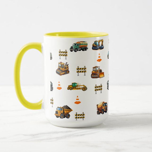 Construction machinery  mug (Left)