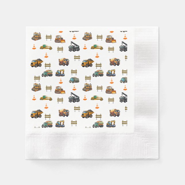 Construction machinery  napkin (Front)