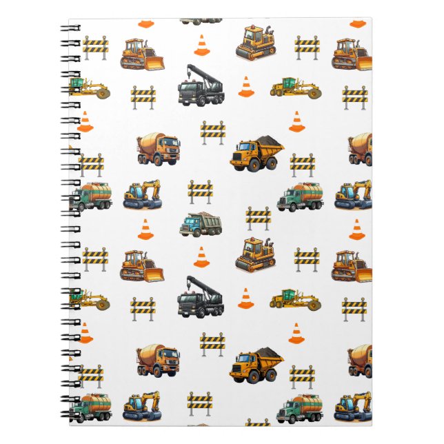 Construction machinery  notebook (Front)
