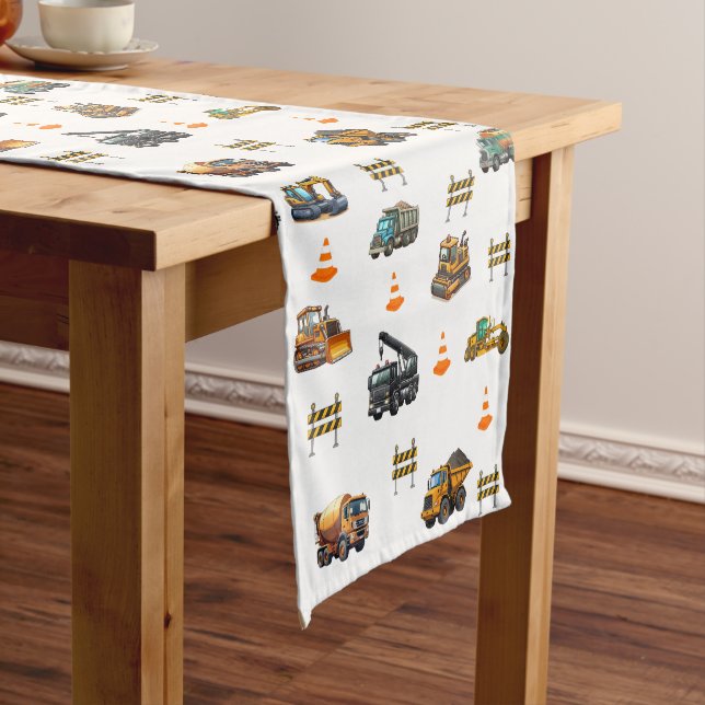 Construction machinery  short table runner (In Situ)