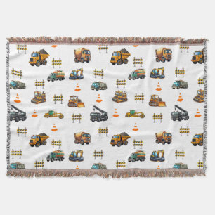 Construction machinery throw blanket