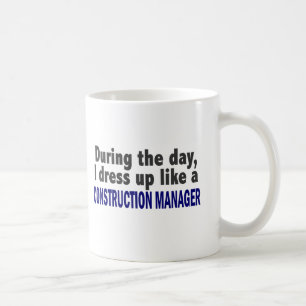 Construction Manager During The Day Coffee Mug