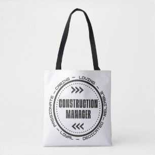 Construction Manager Tote Bag